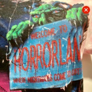 New Goosebumps Halloween Punk Goth Tie Die Graphic Cotton Tee T-shirt S